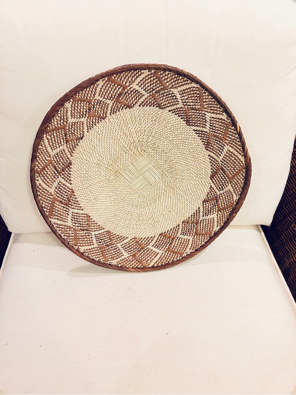 One of a Kind! NEW Woven Basket. Made by Binga people of Zambia Zimbabwe Africa